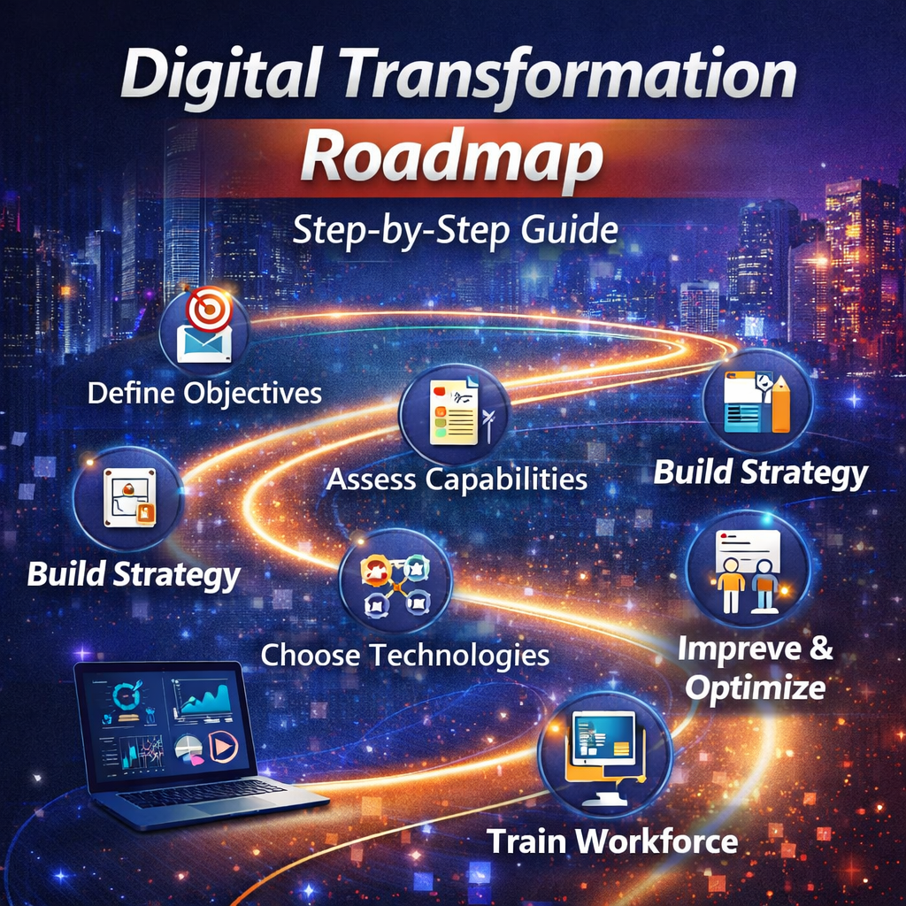 Digital Transformation Roadmap: A Step-by-Step Guide