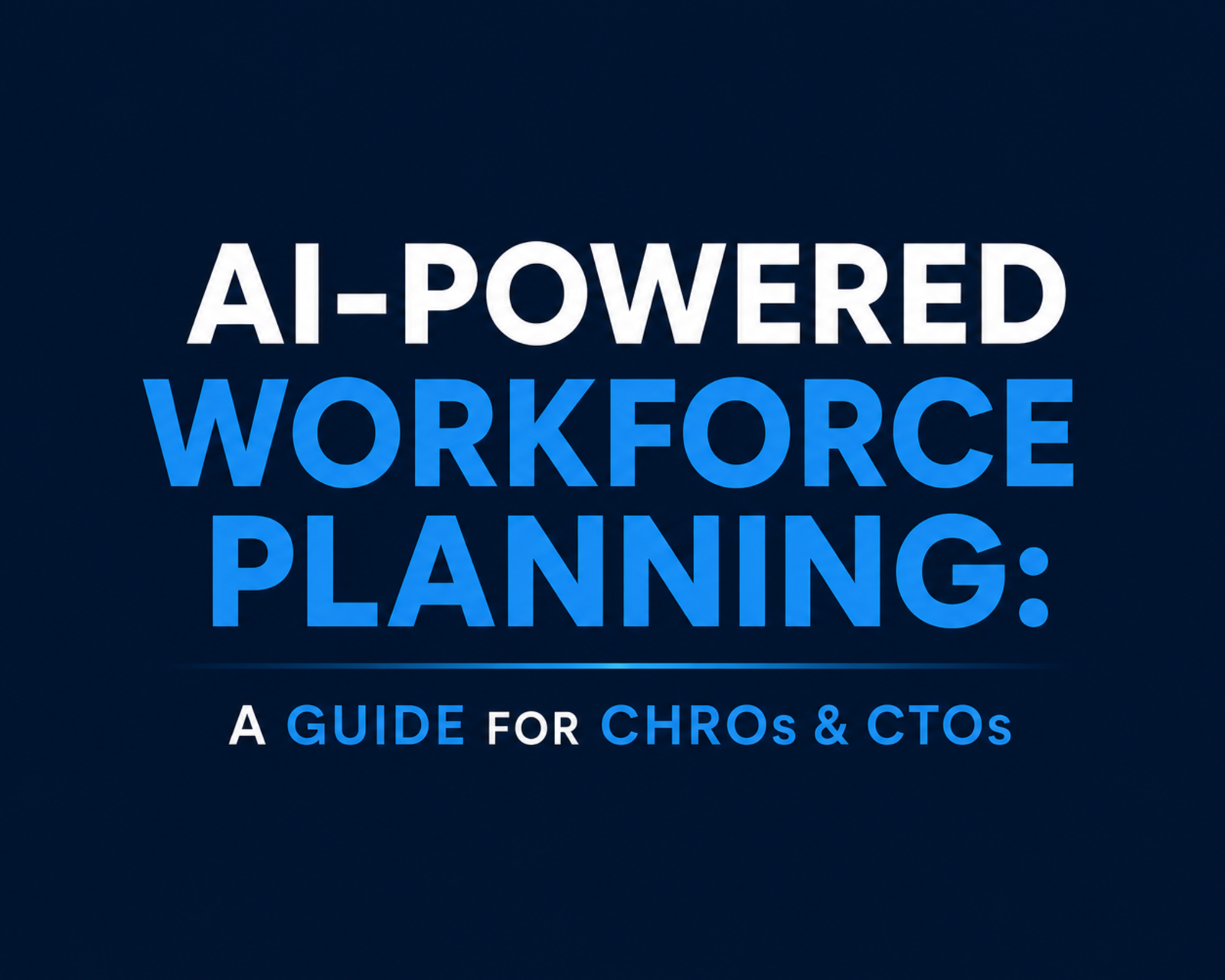 AI-Powered Workforce Planning: How IT Leaders Are Using Predictive Analytics
